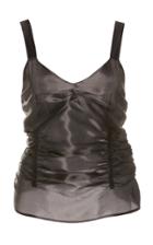 Yeon M'o Exclusive: Adelaide Ruched V Neck Top