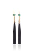Elena Votsi Ebony Drop Earrings