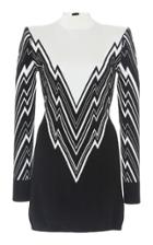 Balmain Long Sleeve Knit Dress