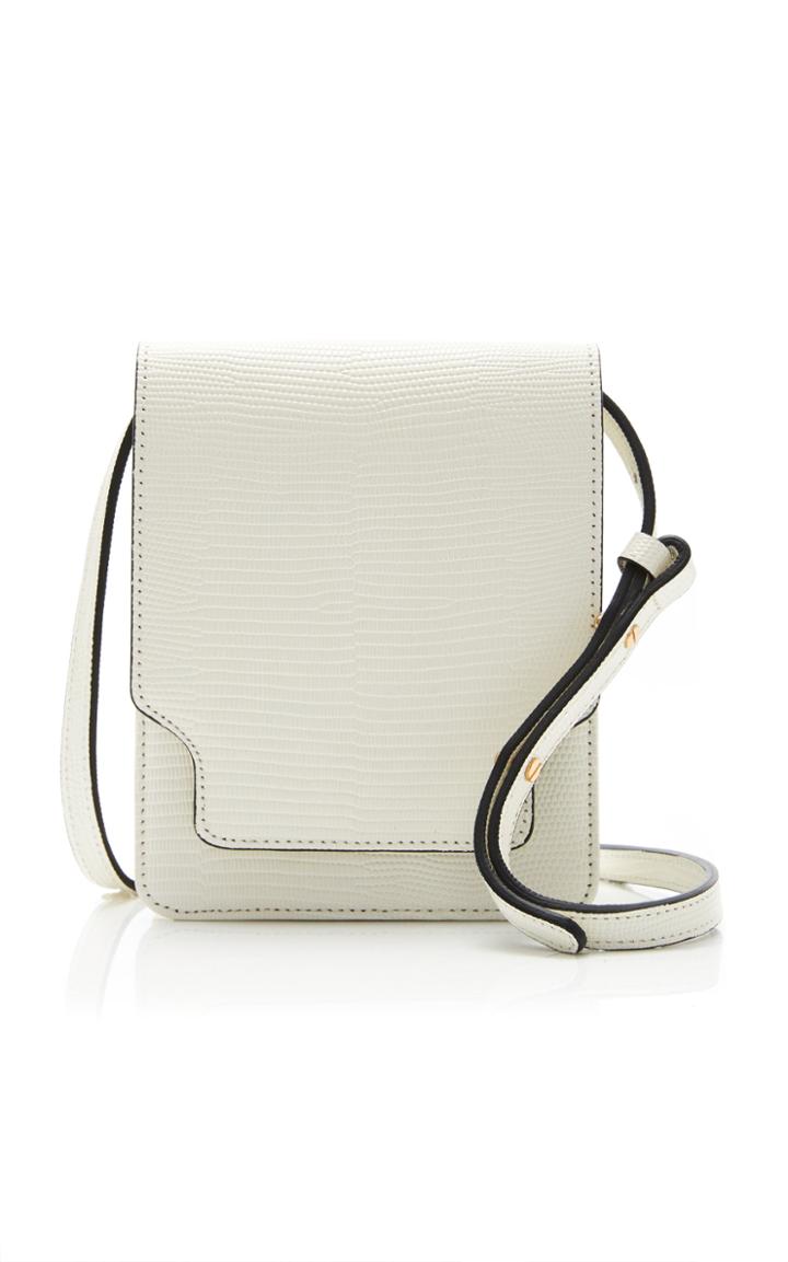 Marge Sherwood Pump Lizard-effect Leather Crossbody Bag