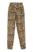 Atm Leopard-print Silk Pull On Pant