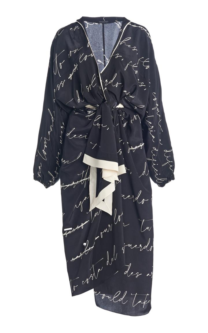Moda Operandi Johanna Ortiz Words Of Love Silk Wrap Dress