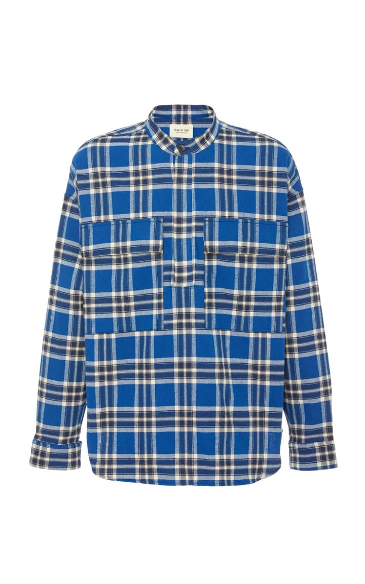Fear Of God Plaid Cotton-flannel Henley