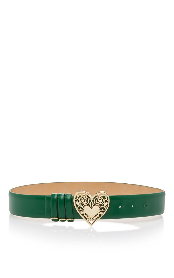 Elie Saab Heart Buckle Belt