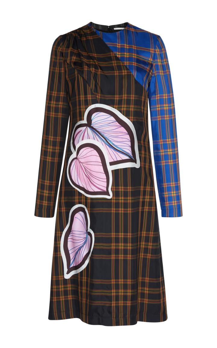 Marco De Vincenzo Leave Draped Dress