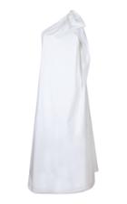 Moda Operandi Piece Of White Ally One-shoulder Poplin Dress