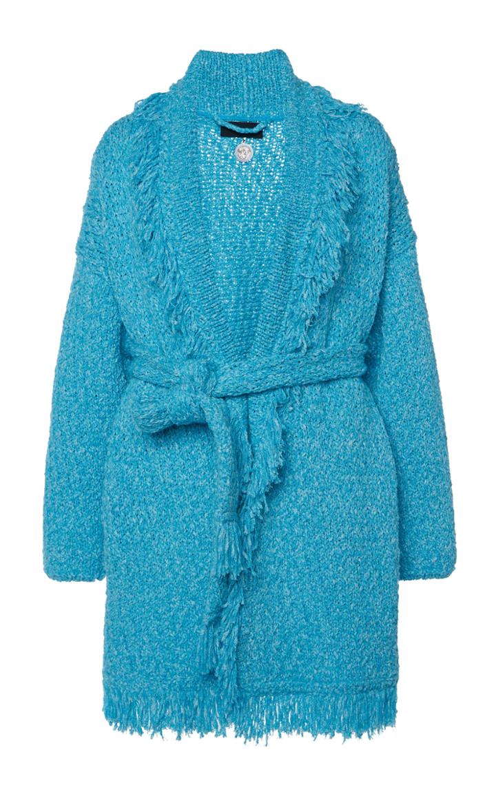 Moda Operandi Alanui Fringed-trim Cotton-blend Cardigan Size: Xs
