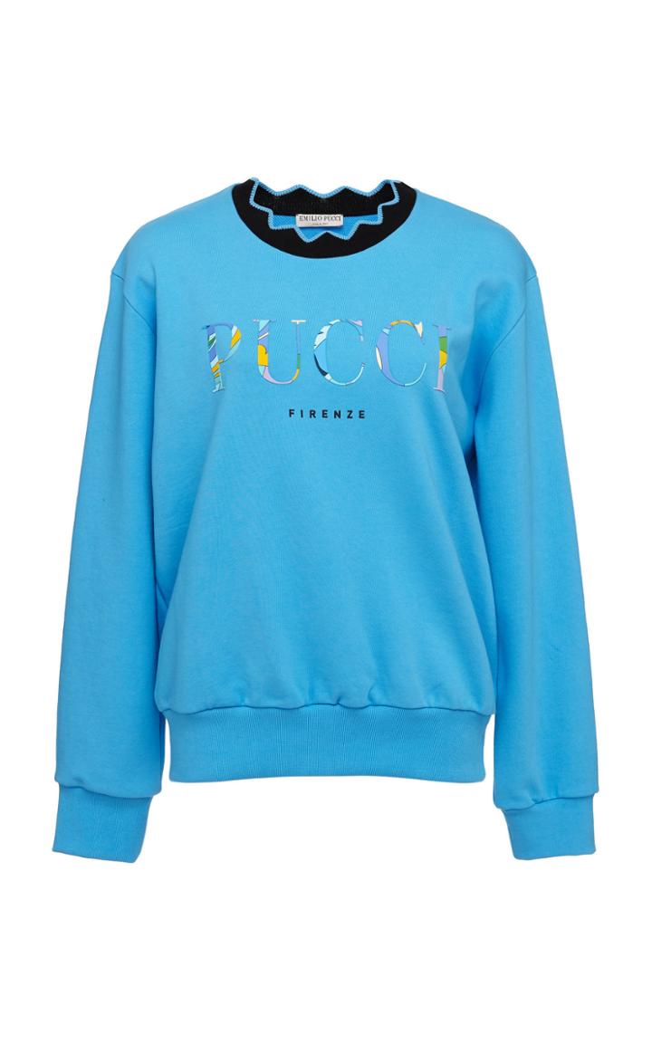 Emilio Pucci Logo Jersey Pullover