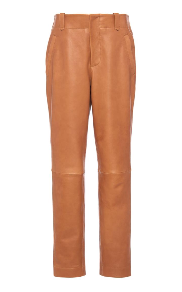 Moda Operandi Alberta Ferretti Nappa Leather Skinny Pants