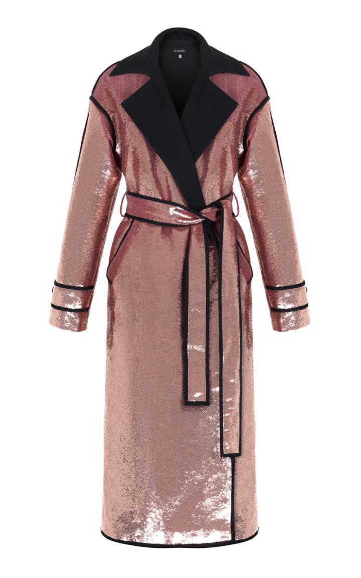 Rasario Pink Sequin Coat