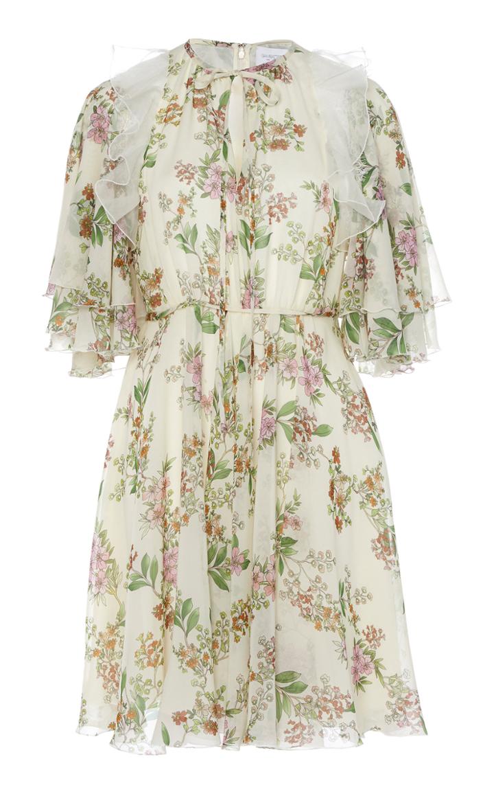 Giambattista Valli Ruffle Accented Mini Dress