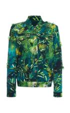 Moda Operandi Versace Printed Cotton-blend Jacket Size: 38