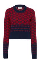 Carven Geometric Jacquard Sweater