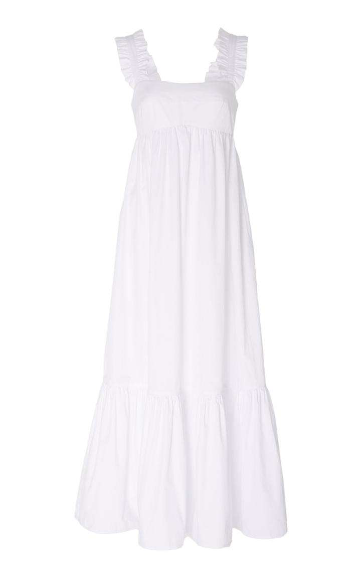 Moda Operandi Ephemera Wovens Poplin Sun Dress - Natural Size: 38