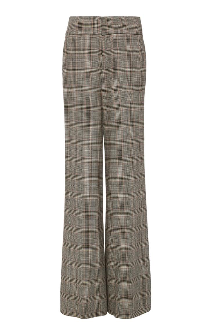 Frame Metropolitan High-waisted Wool And Cashmere Wide-leg Pants