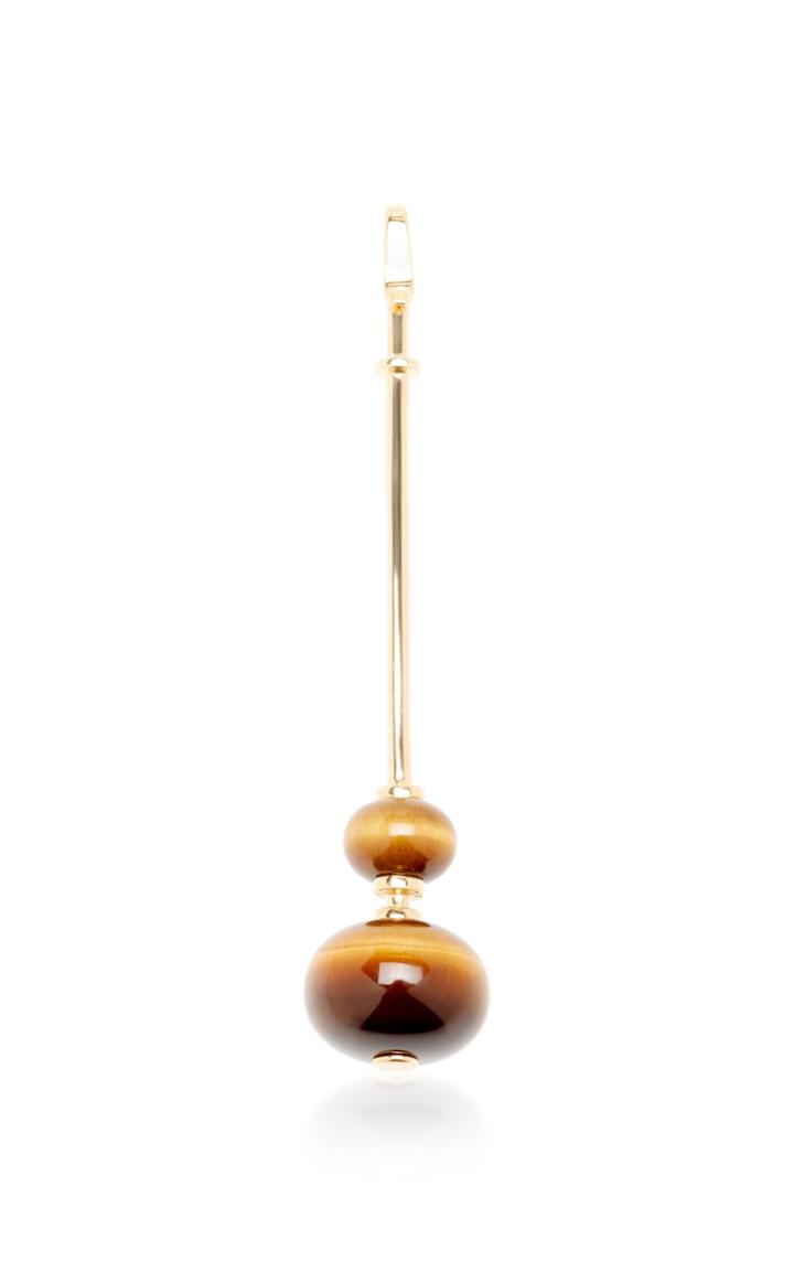 Georg Jensen Two Drop Tiger's Eye Runa Pendant