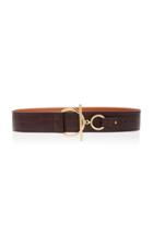 Maison Boinet Croc-effect Leather Belt Size: 65 Cm