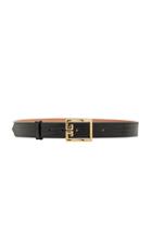 Givenchy Double-g Croc Embossed Leather Belt