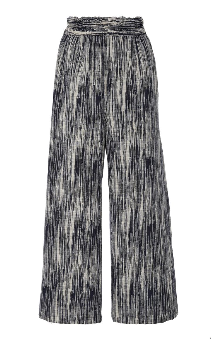 Apiece Apart Helene Ikat Wide Leg Pant