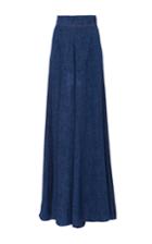 By. Bonnie Young Linen Denim Wide Leg Trousers