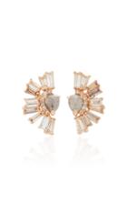Nak Armstrong Roman Studs In Champagne And Rustic White Diamond