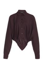 Moda Operandi Y/project Ruched Button Front Body Shirt