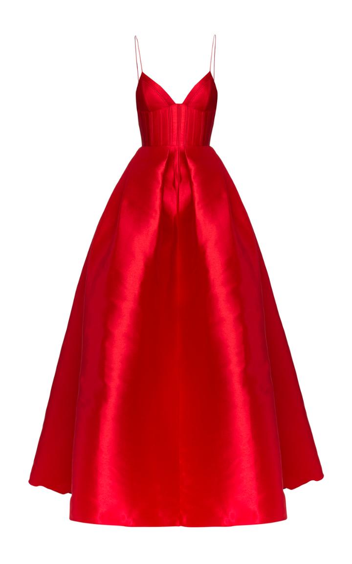 Alex Perry Alder Italian Silk Gown