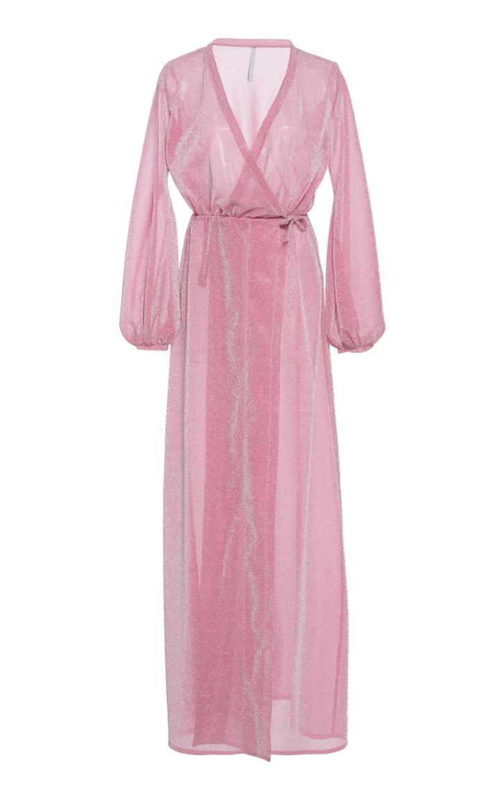 Alcoolique Margaret Long Wrap Dress