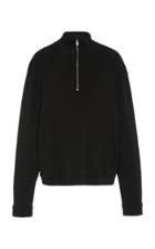 Moda Operandi The Row Molly Wool-cashmere Quarter-zip Sweater Size: S