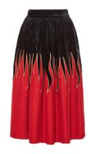Maison Margiela Flame Motif A-line Skirt