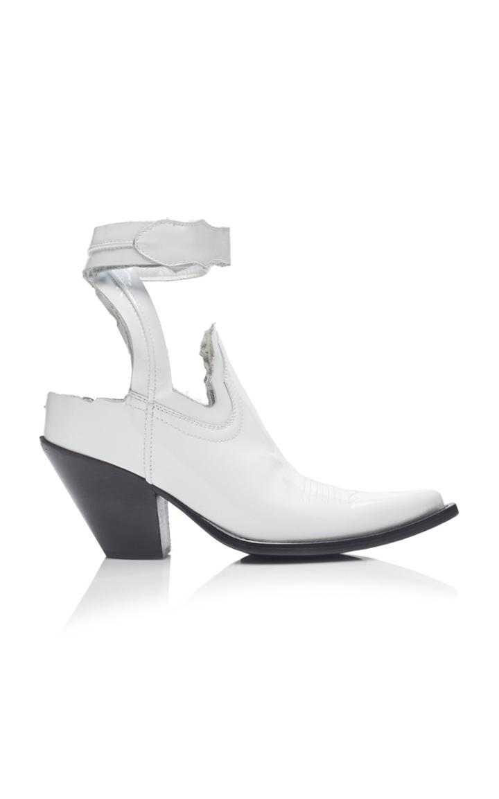 Maison Margiela Patent Decortique Cowboy Boots