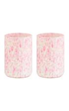 Moda Operandi Stories Of Italy Set Of Msm 2 Ivory & Pink Glasses