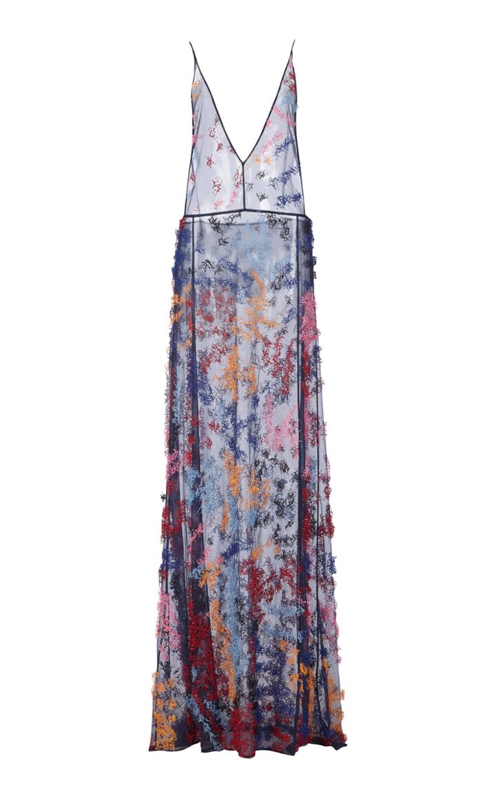 Burberry Long Firework Flower Dress