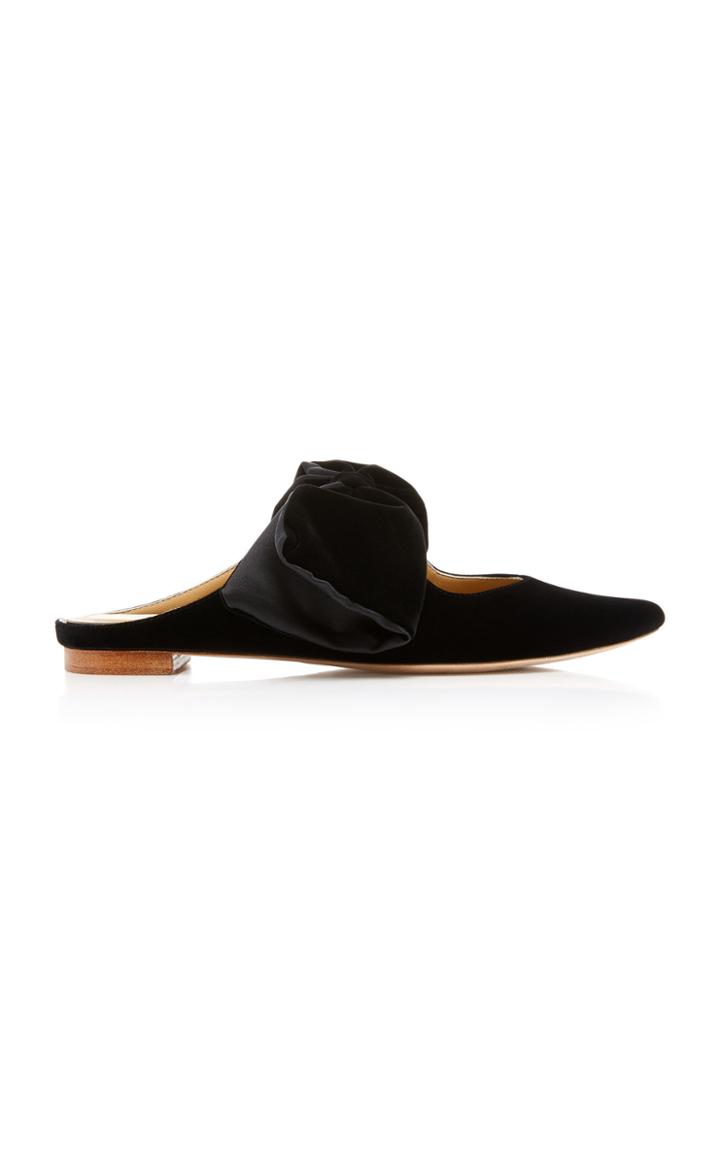 Saptodjojokartiko Magani Bow Lambskin And Velvet Mule