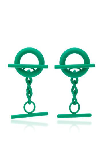 Monse Enamel Cuff Link Earring