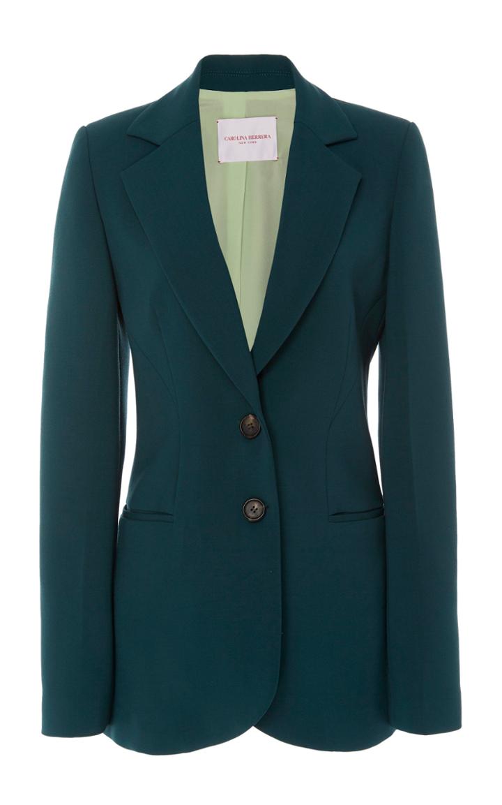 Carolina Herrera Two-button Wool-blend Jacket