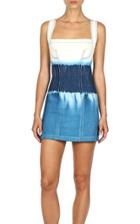 Moda Operandi Alberta Ferretti I Love Summer Tie Dye Denim Dress