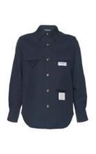 Thom Browne Inside Out Snap Front Shirt Jacket