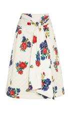 Moda Operandi Tory Burch Quilted Satin A-line Skirt Size: 4