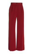 La Collection Phoebe Silk Crepe Wide-leg Trousers