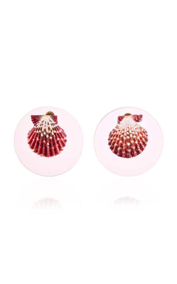 Rebecca De Ravenel Sirena Pink Earrings