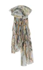 Aje Pleated Sunray High-low Dress