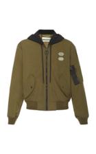 Off-white C/o Virgil Abloh Hooded Shell Bomber Jacket
