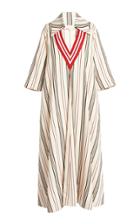 Moda Operandi By Any Other Name Striped Cotton-blend Tent Dress
