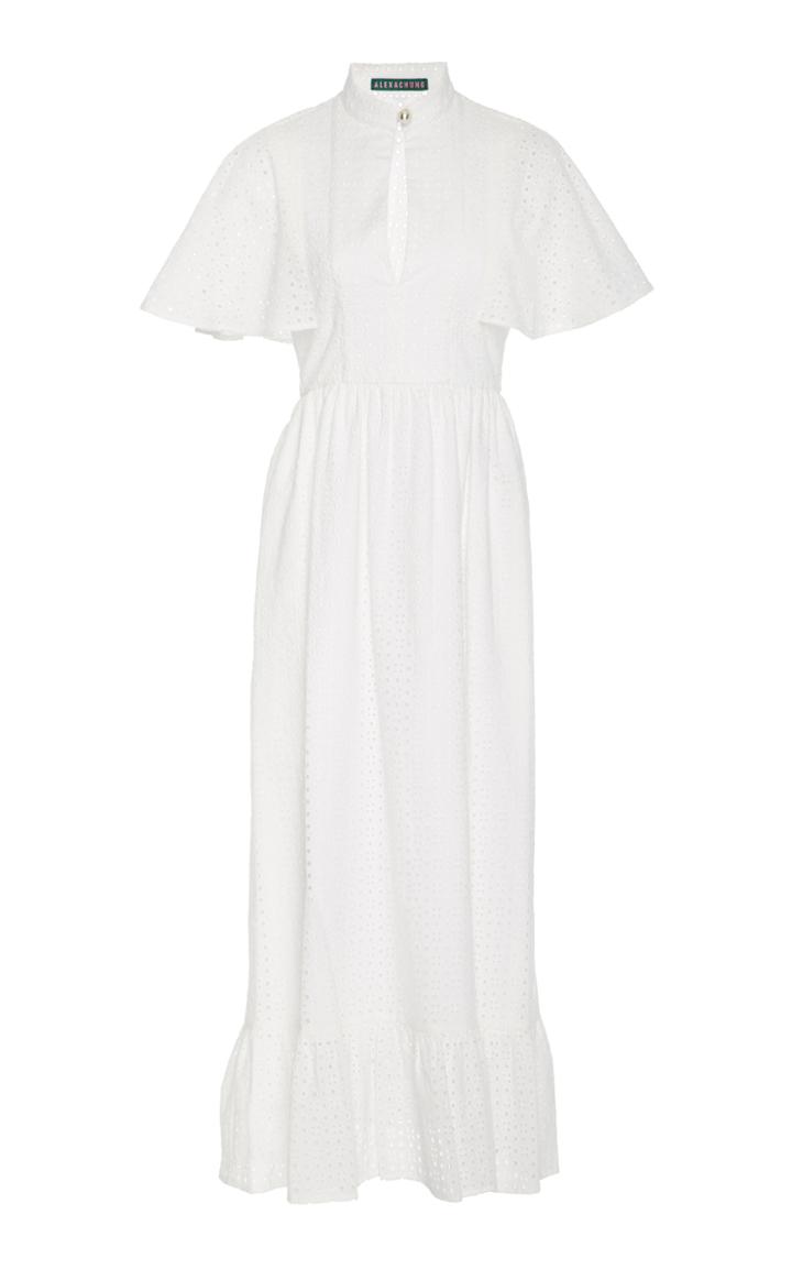 Alexachung Frilled Broderie Anglaise Cotton Dress