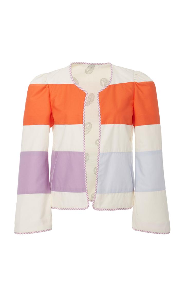 Alix Of Bohemia Sunset Striped Cotton Jacket