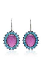 Amrapali Ruby And Sapphire Earrings