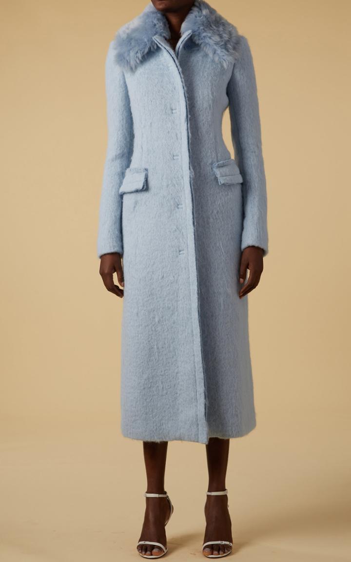 Moda Operandi Altuzarra Pedro Long Alpaca-blend Removable Collar Coat