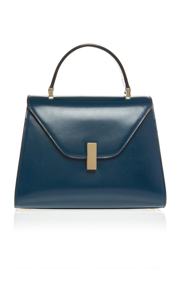 Valextra Medium Iside Leather Bag