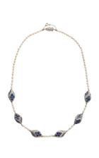 A La Vieille Russie One-of-a-kind Vintage Unsigned Sapphire And Diamond Necklace